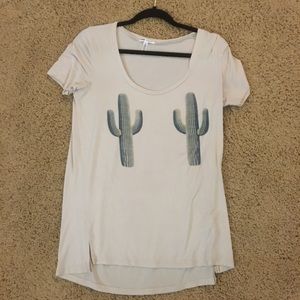 PINK cactus tee